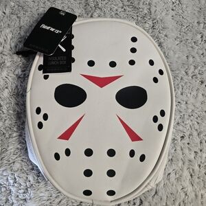 Friday The 13th Jason Voorhees Black Hockey Mask Lunch Box